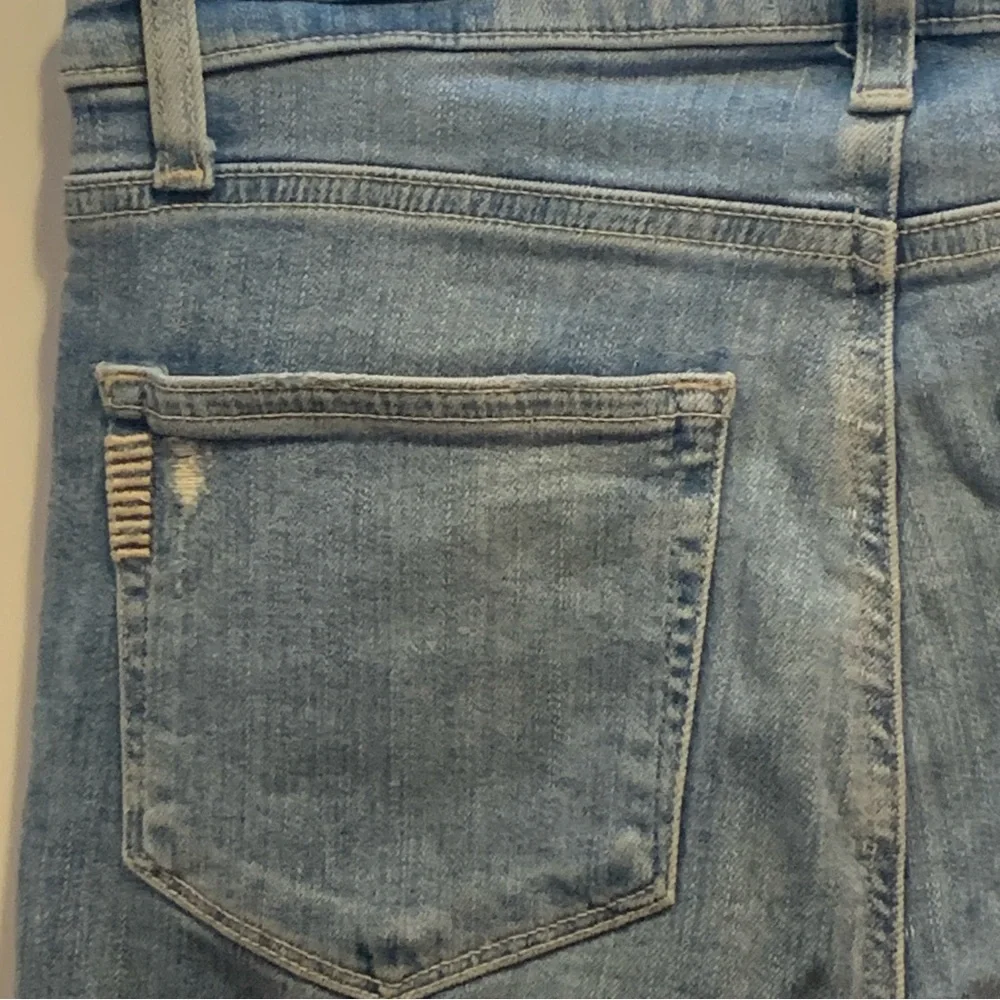 PAIGE Atley Ankle Flare Floretta Deconstructed Raw Hem Distressed Jeans $229.00 - Picture 13 of 14